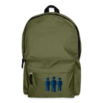 Personen Gesellschaft Menschen Gemeinsam - Rucksack - Olivgrün - Vorne