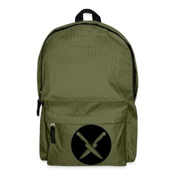 messer - Rucksack - Olivgrün - Vorne
