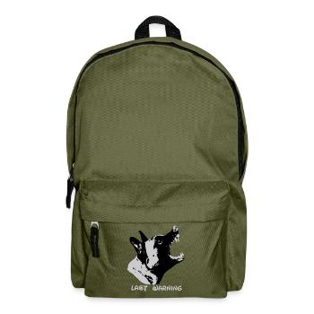 Wachhund Malinois Schaeferhund Hundesport - Rucksack - Olivgrün - Vorne