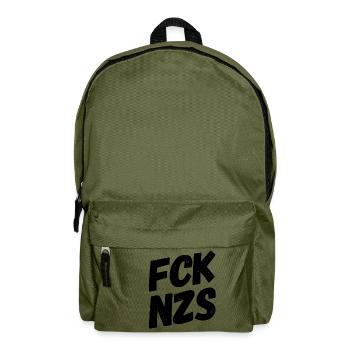 Nazis raus - Rucksack - Olivgrün - Vorne