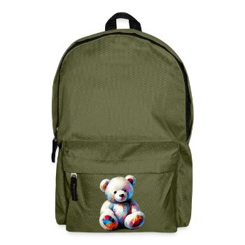 Orso Orsacchiotto Ours en peluche - Sac à dos - vert olive - Devant