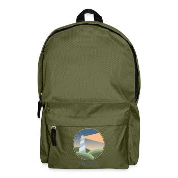 Hygge Lighthouse - Backpack - olive green - Front