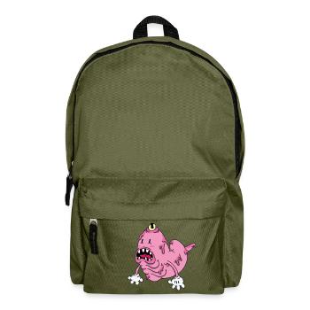 Monster - Rucksack - Olivgrün - Vorne