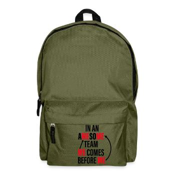 Teamwork - Rucksack - Olivgrün - Vorne