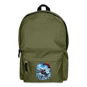 WINTER KITE SURFING - Backpack - olive green - Front