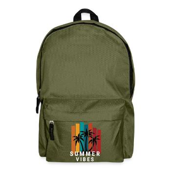 Summer Vibes - Backpack - olive green - Front