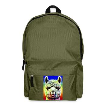 Alpaka - Rucksack - Olivgrün - Vorne