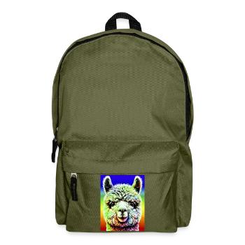 Alpaka - Rucksack - Olivgrün - Vorne