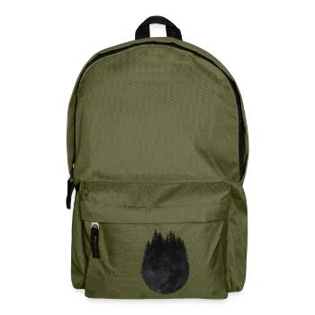 Wald Mond - Rucksack - Olivgrün - Vorne