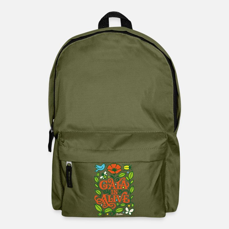 Gaia is alive - Backpack - olive green