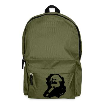 Karl Marx - Rucksack - Olivgrün - Vorne