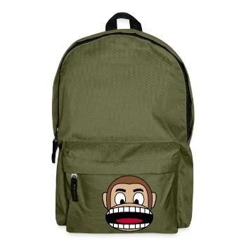Affengesicht Geschenk - Rucksack - Olivgrün - Vorne