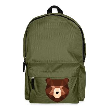 Der Bär - Rucksack - Olivgrün - Vorne