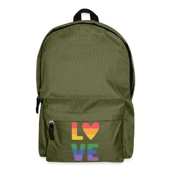 LGBT Pride Month - Liebe ist Liebe - Rucksack - Olivgrün - Vorne