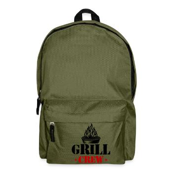 Grill Crew Grillen - Rucksack - Olivgrün - Vorne