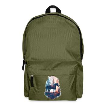 Horse - Backpack - olive green - Front