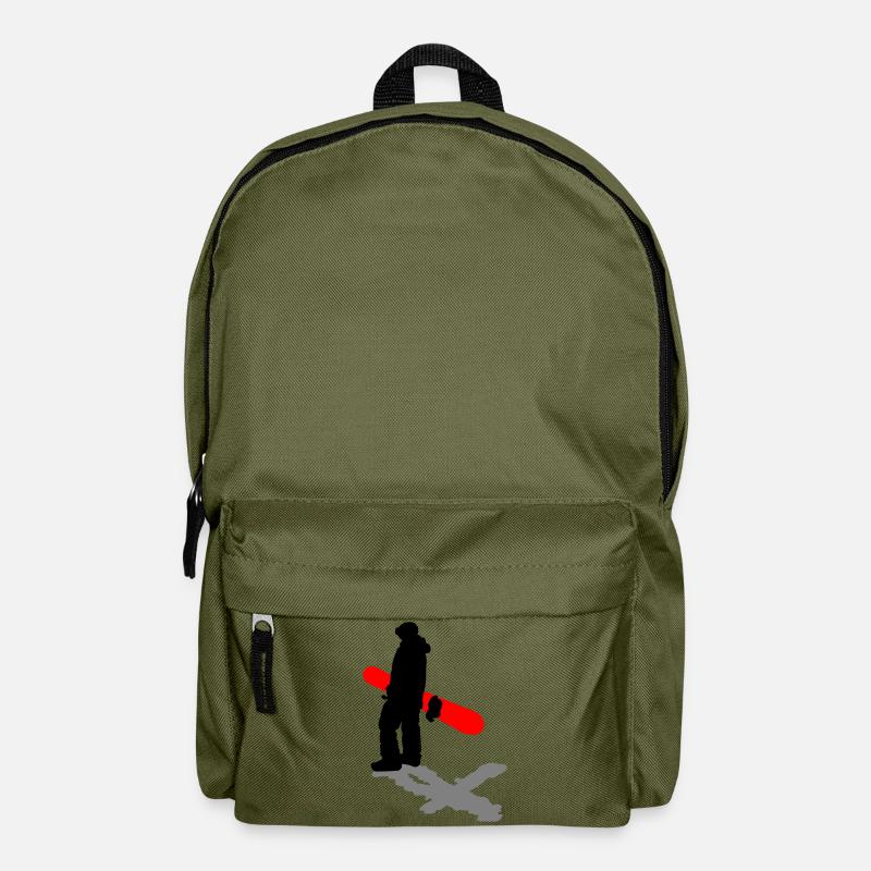 Snowboard - Rucksack - Olivgrün