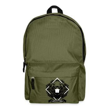 Hamster Monster - Rucksack - Olivgrün - Vorne