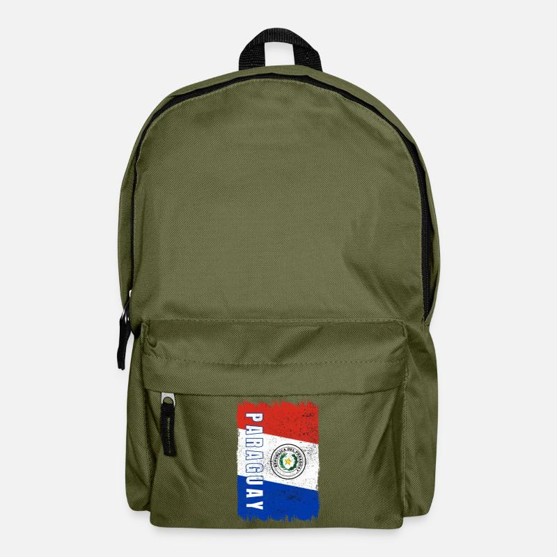 Paraguay Flagge - Rucksack - Olivgrün