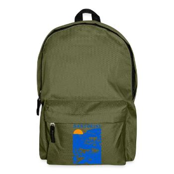 SANTORINI - Backpack - olive green - Front
