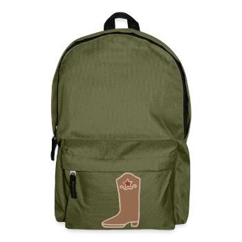 Südwestlicher Sternenstiefel - Rucksack - Olivgrün - Vorne