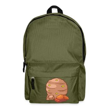 Eis Speiseeis Eiskrem Eiscreme Kugeleis Eisbecher - Rucksack - Olivgrün - Vorne