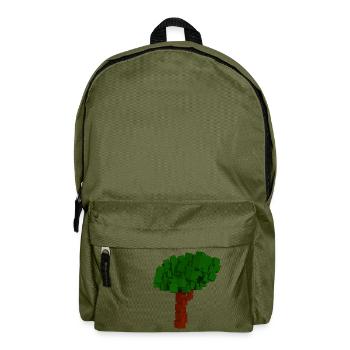 Blockchain Tree - Rucksack - Olivgrün - Vorne