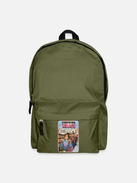 Sternzeichen Waage - Humor für Unentschlossene - Rucksack - Olivgrün