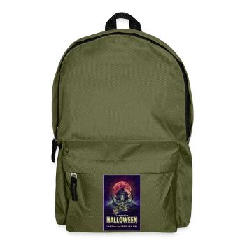Spukhaus bei Vollmond - Rucksack - Olivgrün - Vorne