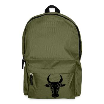 Stier - Rucksack - Olivgrün - Vorne