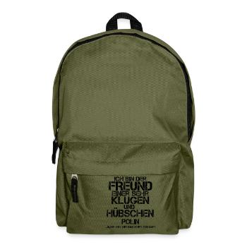 freund einer huebschen geschenk Polin - Rucksack - Olivgrün - Vorne
