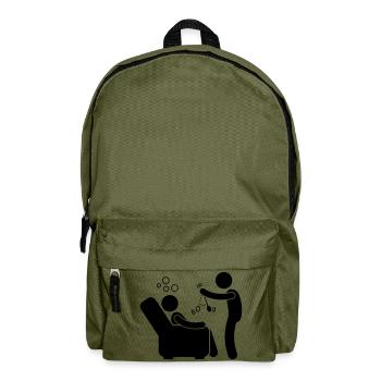 Hypnose - Hypnotisch - Rucksack - Olivgrün - Vorne
