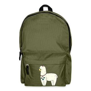 Alpaka - Rucksack - Olivgrün - Vorne