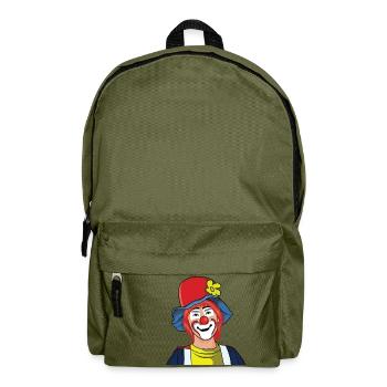 Clown - Rucksack - Olivgrün - Vorne