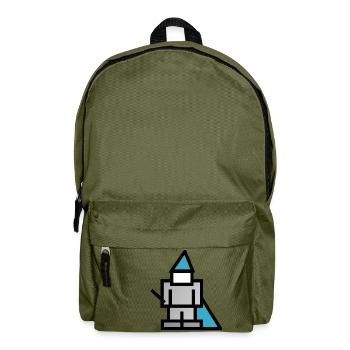 army soldier soldat knight world war weltkrieg136 - Rucksack - Olivgrün - Vorne