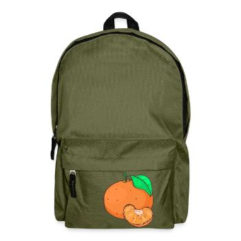 Mandarinen Clementinen Zitrusfrucht Zitrusfrüchte - Rucksack - Olivgrün - Vorne