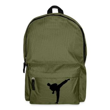 Karate Kampfsport - Rucksack - Olivgrün - Vorne