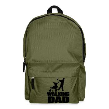lustiger Spaß Zombievati-Humors walking dad dead - Rucksack - Olivgrün - Vorne