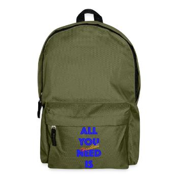 All You Need Is Handball (Blau) - Rucksack - Olivgrün - Vorne