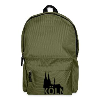 Kölner Dom - Rucksack - Olivgrün - Vorne