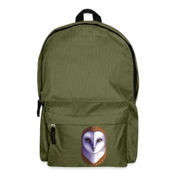 Schleiereule - Rucksack - Olivgrün - Vorne
