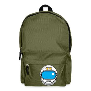 Spacehelmet - Rucksack - Olivgrün - Vorne