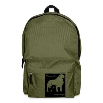 C ist nicht alles - Rucksack - Olivgrün - Vorne