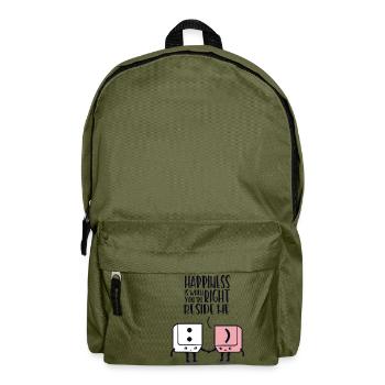 Valentinstag Happy Valentine Geschenk Liebe - Rucksack - Olivgrün - Vorne