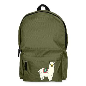 Alpaka - Rucksack - Olivgrün - Vorne