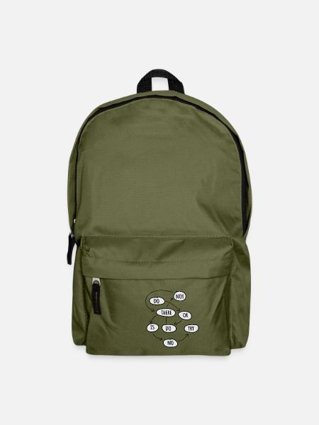 tun oder nicht tun - Rucksack - Olivgrün