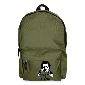 Pablo Escobar - Silber oder Blei-T-Shirt - Rucksack - Olivgrün - Vorne
