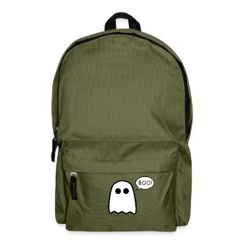 Boo Geist Halloween Gespenst Design Geschenk - Rucksack - Olivgrün - Vorne