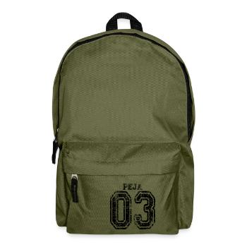 Peje 03, Peja 03, 03 Kosovo Albanien Geschenk - Rucksack - Olivgrün - Vorne