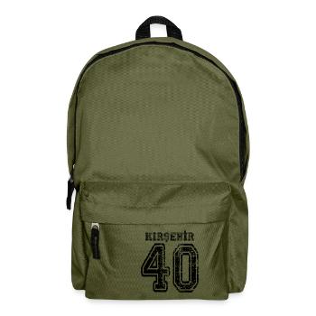 40 Kirsehir Türkisches Nummernschild als Geschenk - Rucksack - Olivgrün - Vorne